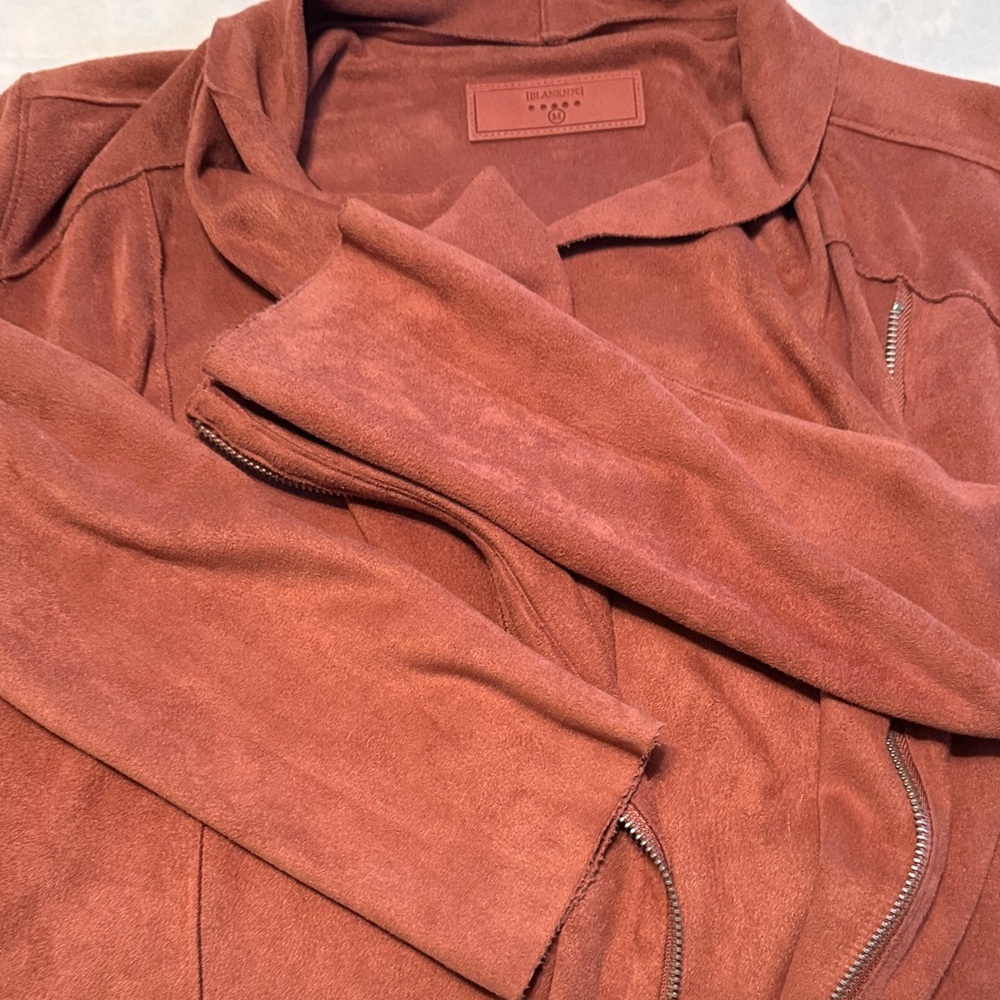 Suede side zip jacket - Picture 5 of 6